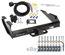 12K Class 5 Trailer Tow Hitch For 88-00 Chevy C/K 2500 3500 + 7-Way Wiring Kit
