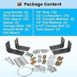 30035Fifth Wheel Hitch Installation Kit, with Hardware&Brackets for Trucks #58058