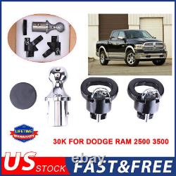 30k For Dodge Ram 2500 3500 Gooseneck Ball Trailer Hitch&anchor Kit Puck 2-5/16