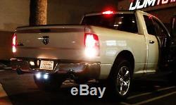 40W LED Pods with Backup Tow Hitch Bracket/Wiring For 03+ Dodge RAM 1500 2500 3500