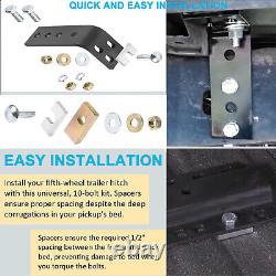 5th Wheel Hitch Installation Kit 30035 58058 With Hardware Brackets For Reese