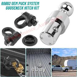 60692 Puck System Gooseneck Hitch Kit For Ford F250 Super Duty Nissan Titan XD