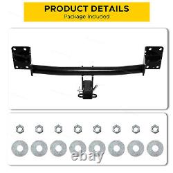 Black 2 Class-3 Trailer Hitch Receiver Rear Bumper Tow Kit Fit For 07-14 BMW X5