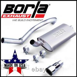 Borla 14728 2.25 Cat-Back Exhaust for 1997-99 Jeep Wrangler 2.5L 4.0L witho Hitch