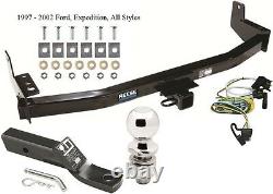 COMPLETE TRAILER HITCH PACKAGE With WIRING KIT FOR 1997-2002 FORD EXPEDITION REESE