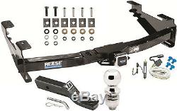 COMPLETE TRAILER HITCH PKG With WIRING KIT FOR 2001-07 CHEVY SILVERADO 2500HD 3500