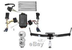 Class 2 Trailer Hitch Receiver Tow Kit with Wiring & 2 Ball for 05-07 Saturn Vue