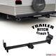 Class 3/iii Matte Black Receiver Towing 2 Rv Trailer Hitch For Up To 72 Frame
