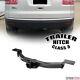 Class 3/iii Matte Black Trailer Hitch Receiver Tube Tow For 07-17 Acadia/limited