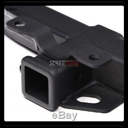 Class 3/Iii Matte Black Trailer Hitch Receiver Tube Tow For 08+ Enclave/Traverse