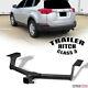 Class 3/iii Matte Black Trailer Hitch Receiver Tube Towing For 06-12 Toyota Rav4