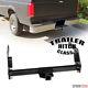 Class 3/iii Matte Blk Trailer Hitch Receiver Tube Towing For 84-95 Toyota Pickup