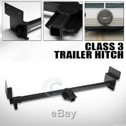 Class 3 Matte Blk Receiver Bumper Tow Kit 2 Rv Trailer Hitch For Up 72 Frame