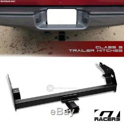 Class 3 Matte Blk Trailer Hitch Receiver Bumper Tow Kit 2 For 1995-2004 Tacoma
