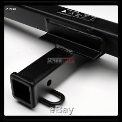 Class 3 Matte Blk Trailer Hitch Receiver Bumper Towing For 08-16 Town & Country