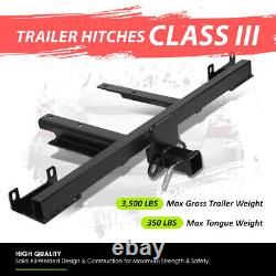 Class-3 Trailer Hitch Receiver Rear Bumper Tow Kit 2 for Benz ML-Class 06-11