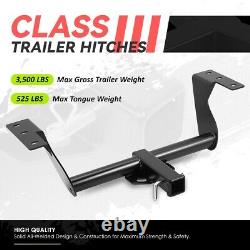 Class-3 Trailer Hitch Receiver Rear Bumper Tow Kit 2 for Subaru Forester 19-23