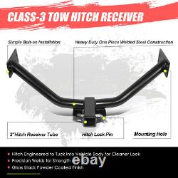 Class-3 Trailer Hitch Receiver Rear Bumper Towing Kit 2 for Acura MDX 07-13
