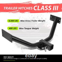 Class-3 Trailer Hitch Receiver Rear Bumper Towing Kit 2 for Acura MDX 07-13