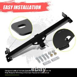 Class-3 Trailer Hitch Receiver Rear Bumper Towing Kit 2 for Jeep Wrangler 97-06