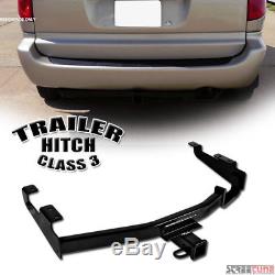 Class 3 Trailer Hitch Receiver Rear Tube Towing For 96-04-07 Dodge Caravan/Grand
