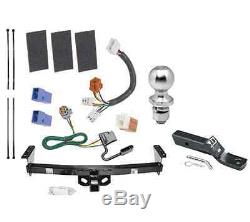 Class 3 Trailer Hitch Receiver Tow Kit with 1-7/8 Ball & Wiring for Toyota Tacoma