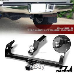 Class 3 Trailer Hitch Receiver with2 Ball Bumper Mount For 1995-2004 Tacoma Truck