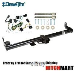 Class 3 Trailer Hitch & Tow Wiring Kit For 1998-2006 Jeep Wrangler 2 Receiver