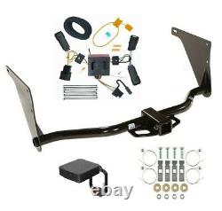 Class 3 Trailer Hitch & Tow Wiring Kit + Rec Cover for 2013-2016 Ford Escape