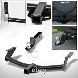 Class 3 Trailer Hitch with2 Loaded Ball Bumper Tow Kit For 02-07 Jeep Liberty SUV