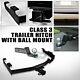 Class 3 Trailer Hitch With2 Loaded Ball Bumper Tow Kit For 96-04-07 Caravan/grand