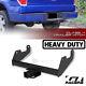 Class 4 Matte Black Trailer Hitch Receiver Bumper Tow 2 For 2015-2018 Ford F150