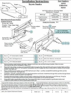 Class 5 Trailer Hitch with 7-Way Wiring Kit For 07-21 Toyota Tundra + Bracket