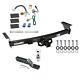 Complete Package With Wiring Kit & 2 Ball Trailer Tow Hitch For Frontier/equator
