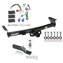 Complete Package with Wiring Kit & 2 Ball Trailer Tow Hitch for Frontier/Equator