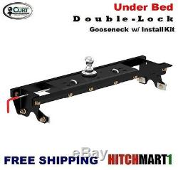 Curt 30k Double Lock Gooseneck Trailer Hitch Kit For 2015-2018 Ford F150 60724