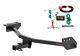 Curt Class 1 Trailer Hitch Tow Receiver & Wiring Harness Kit For 2018-2024 Leaf