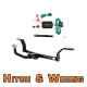 Curt Class 1 Trailer Hitch & Wiring Euro Kit With 1-7/8 Ball For El & Civic