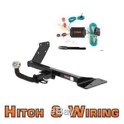 Curt Class 1 Trailer Hitch & Wiring Euro kit with 1-7/8 Ball for VW Jetta Wagon
