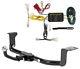 Curt Class 1 Trailer Hitch & Wiring Euro Kit With 2 Ball For Toyota Prius