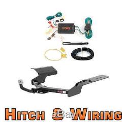 Curt Class 2 Trailer Hitch & Wiring Euro kit with 2 Ball for 04-09 Cadillac SRX