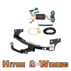 Curt Class 2 Trailer Hitch & Wiring Euro kit with 2 Ball for Jeep Compass/Patriot