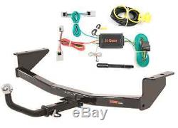 Curt Class 2 Trailer Hitch & Wiring Euro kit with 2 Ball for Nissan Rogue