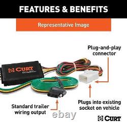Curt Class 3 Trailer Hitch 2 Receiver with Custom Wiring for Subaru Outback Wagon