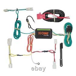 Curt Class 3 Trailer Hitch Receiver Wiring Harness Kit for 15-20 Sienna No SE