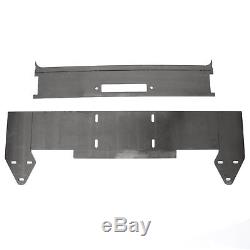 DIY Front Bumper Bare Metal Kit Winch Mount Plate For 1984-2001 Jeep Cherokee XJ