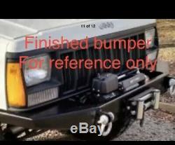 DIY Kit Front Winch Bumper Bare Metal For 1984-2001 Jeep Cherokee XJ