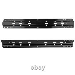 Fifth 5th Wheel Rail Rails & Brackets with Installation Kit for Full-Size Truck