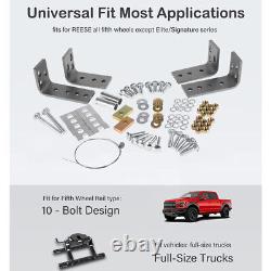 Fifth Wheel Rails Hitch Installation Kit for Reinstallation Truck 30035, 58058