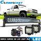 For 07-13 Chevy Silverado/gmc Sier 50inch Curved 5d Led Light Bar Combo Kit 52'